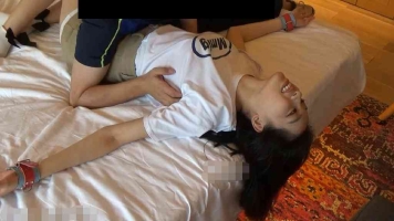刑部之朝鲜族嫩模 朗读时被TK